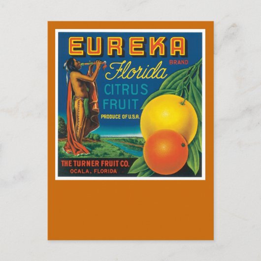 Eureka Florida Citrus Fruit Briefkaart (Voorkant)