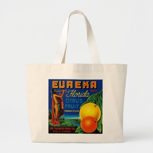 Eureka Florida Citrus Grote Tote Bag (Voorkant)