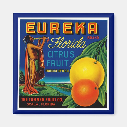 Eureka Florida Citrus Magneet (Voorkant)