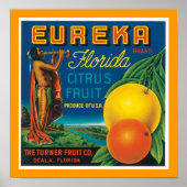 Eureka Florida Citrus Poster (Voorkant)