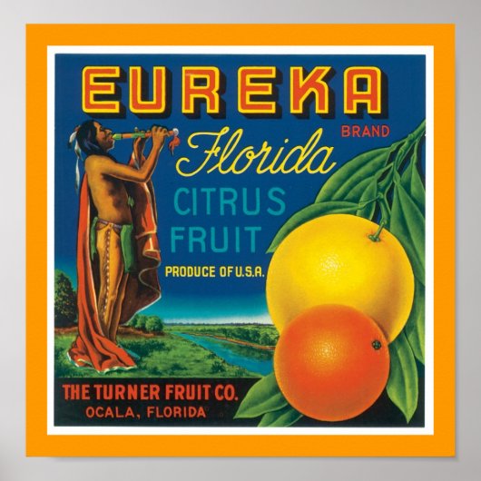 Eureka Florida Citrus Poster (Voorkant)