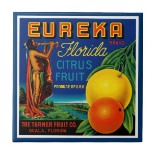 Eureka Florida Citrus Tegeltje