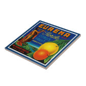 Eureka Florida Citrus Tegeltje (Zijkant)