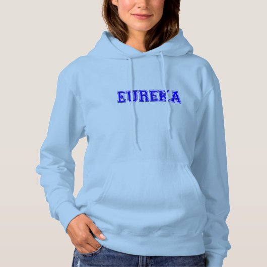 😜💡Eureka-Grappig Koel Uitroep Fleece Classic Hoodie (Voorkant)