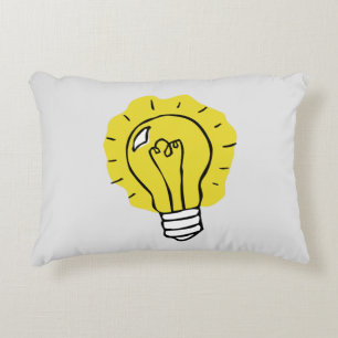 Eureka Idee Lightbulb Illustratie Kussen