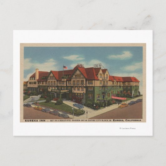 Eureka Inn Hotel Uitzicht in Eureka, Californië Briefkaart (Voorkant)