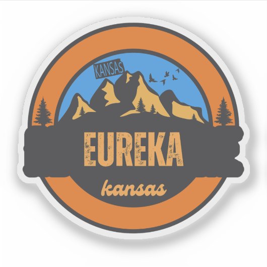 Eureka, Kansas Sticker (Voorkant)