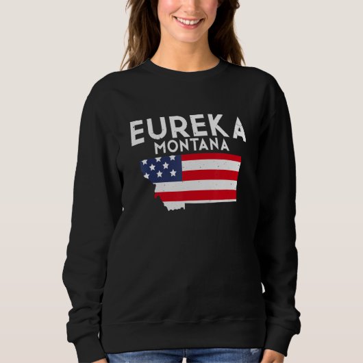 Eureka Montana USA State America Travel Montanan Trui (Voorkant)