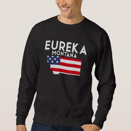 Eureka Montana USA State America Travel Montanan Trui (Voorkant)