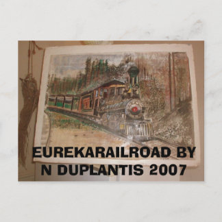 Eureka Railroad door Norman Duplantis Briefkaart