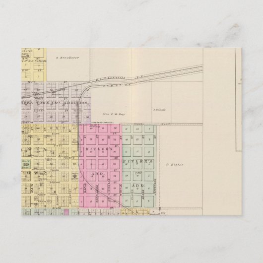 Eureka, Severy en Piemonte, Kansas Briefkaart (Voorkant)