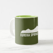 Eureka Springs alstublieft Tweekleurige Koffiemok (Voorkant links)
