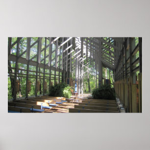 Eureka Springs, AR Glass Church Poster