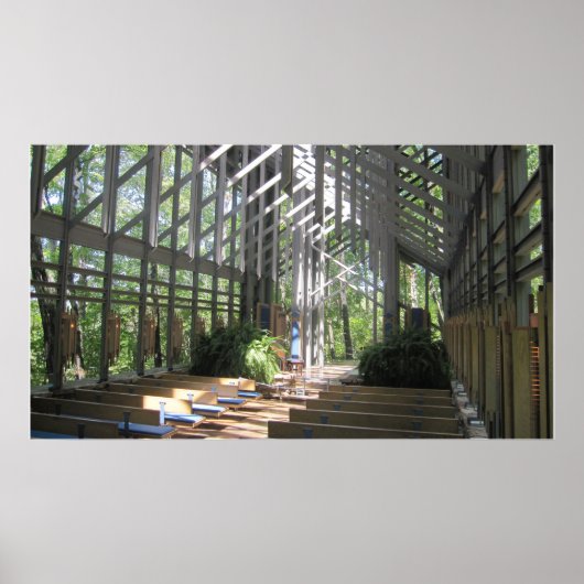 Eureka Springs, AR Glass Church Poster (Voorkant)