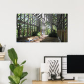 Eureka Springs, AR Glass Church Poster (Thuiskantoor)