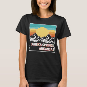 EUREKA SPRINGS ARKANSAS Retro sunset USA Souvenir T-shirt
