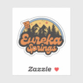 Eureka Springs, Arkansas Sticker (Vel)