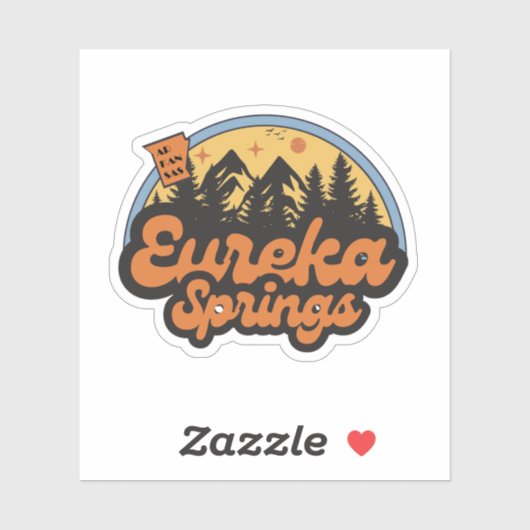 Eureka Springs, Arkansas Sticker (Vel)