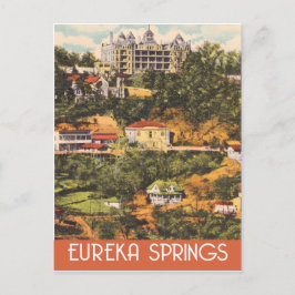 Eureka Springs, Arkansas, vintage-reisstijl Briefkaart