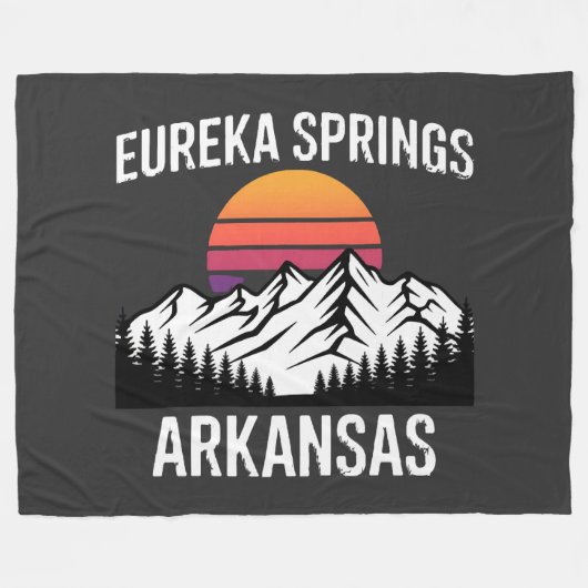 Eureka Springs Fleece Deken (Voorkant (Horizontaal))