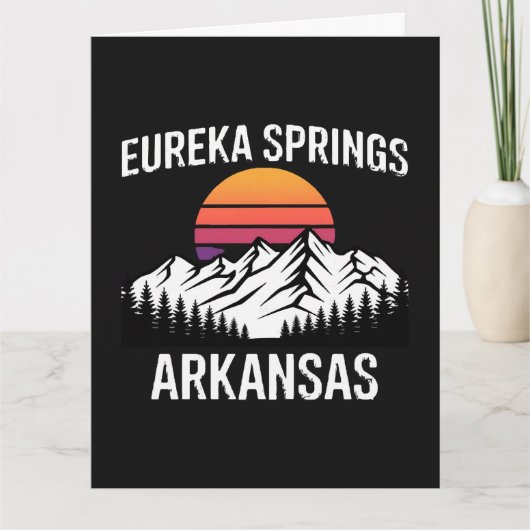 Eureka Springs Kaart (Voorkant)