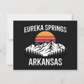 Eureka Springs Kaart (Voorkant)