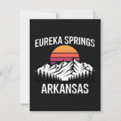Eureka Springs Kaart (Achterkant)