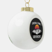 Eureka Springs Keramische Bal Ornament (Links)