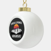 Eureka Springs Keramische Bal Ornament (Rechts)