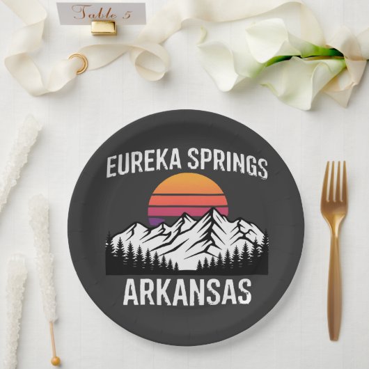 Eureka Springs Papieren Bordje (Huwelijk)