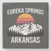 Eureka Springs Stenen Onderzetter (Voorkant)