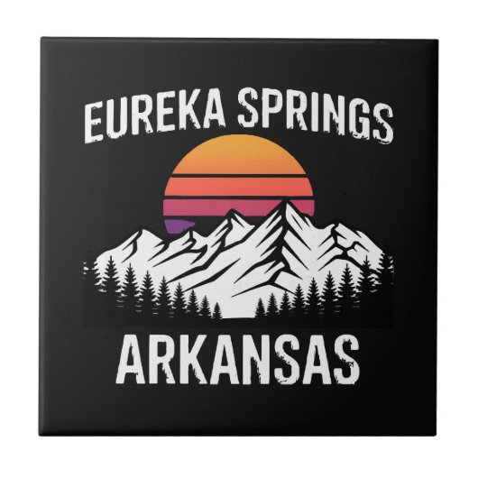 Eureka Springs Tegeltje (Voorkant)