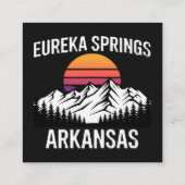Eureka Springs Vierkante Visitekaartje (Achterkant)