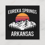 Eureka Springs Vierkante Visitekaartje (Voorkant)