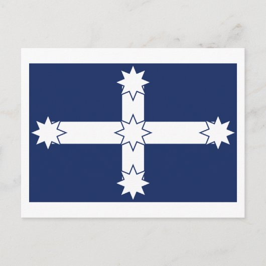 Eureka Stockade Flag Briefkaart (Voorkant)