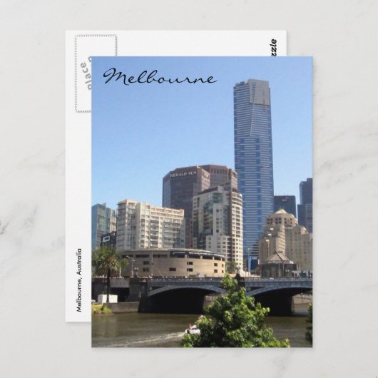 eureka tower melbourne briefkaart (Voorkant / Achterkant)