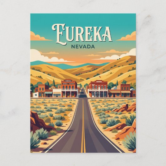 Eureka USA Briefkaart (Voorkant)