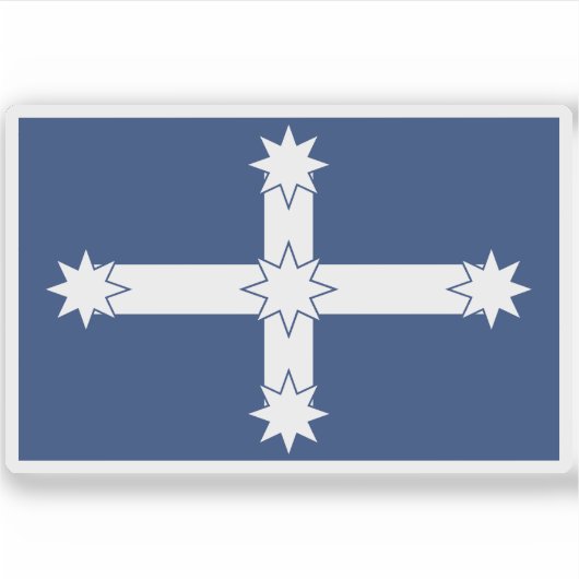 Eureka-vlag, Gemenebest van Australië Sticker (Voorkant)