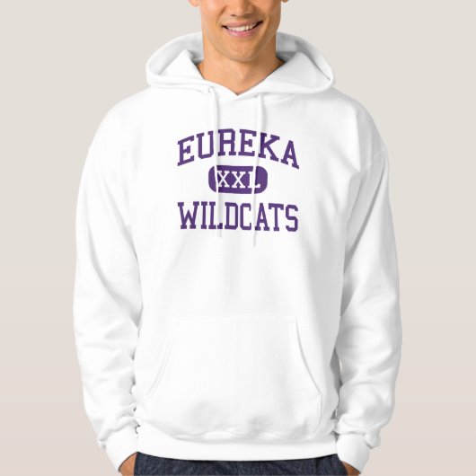 Eureka - Wildcats - High School - Eureka Missouri Hoodie (Voorkant)