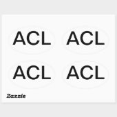 Euro Austin City Limit Ovale Sticker (Vel)