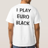 EURO~BLACK T-SHIRT (Achterkant)