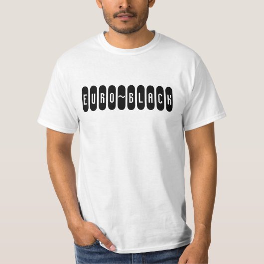 EURO~BLACK T-SHIRT (Voorkant)