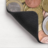 Euro Cents Money Muismat (Hoek)