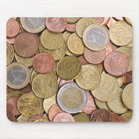 Euro Cents Money Muismat (Voorkant)