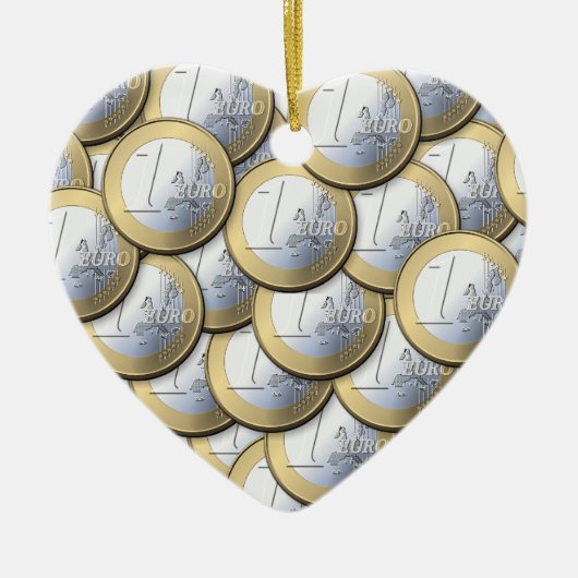 Euro Coins ornament - aanpassen (Voorkant)
