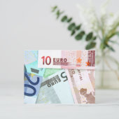 Euro Geld Briefkaart (Staand voorkant)