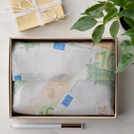 euro - geldpapier tissuepapier (Geschenk)