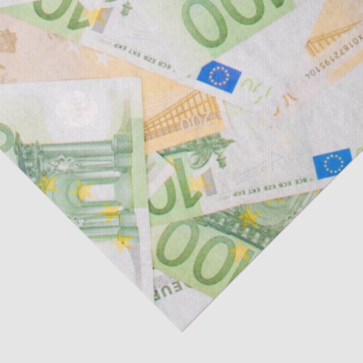 euro - geldpapier tissuepapier (Detail)