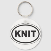 Euro "Knit"-Sleutelhanger Sleutelhanger (Voorkant)