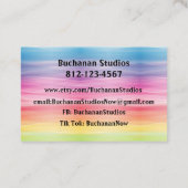 Euro Large Personalize Text Women's Grab Attentie Visitekaartje (Achterkant)